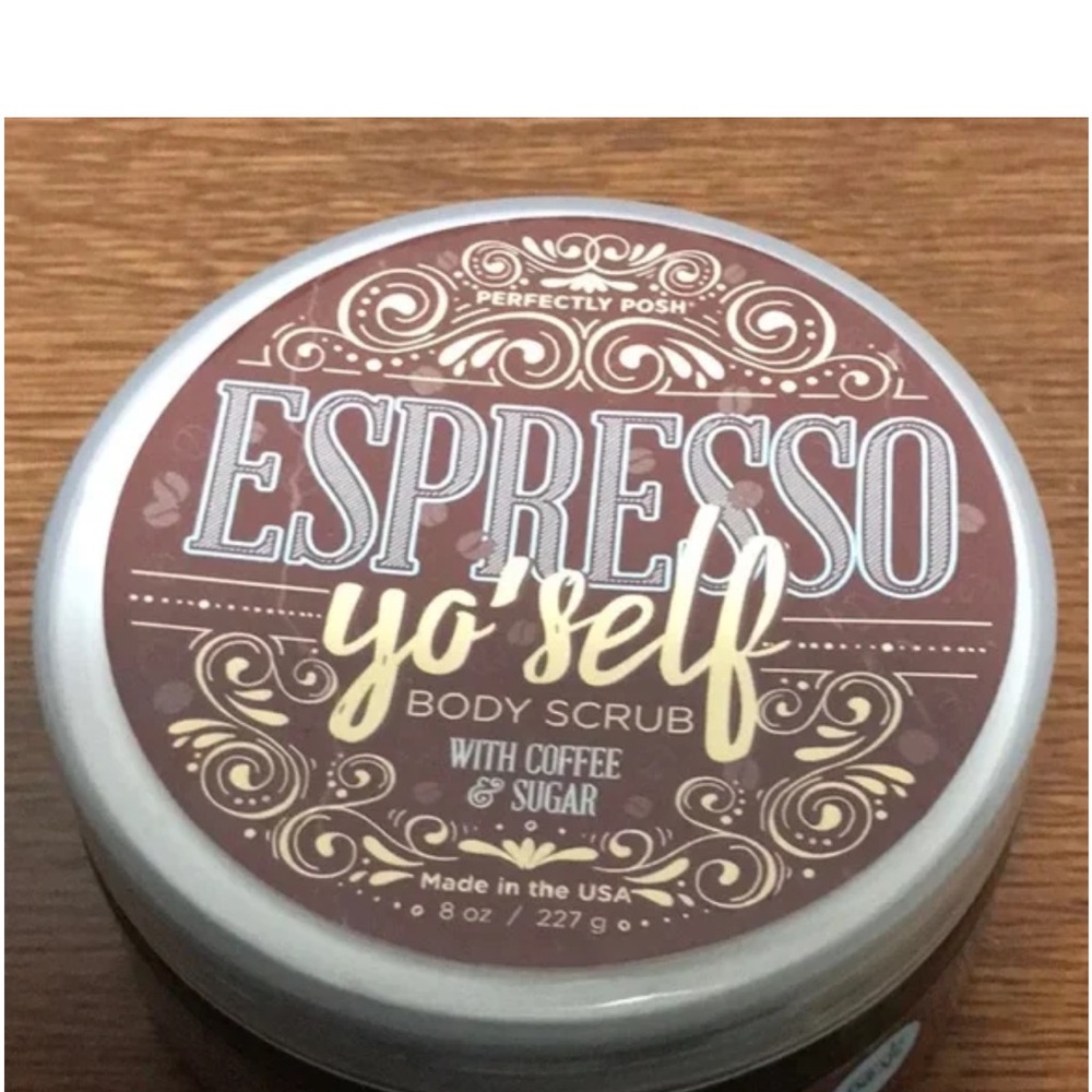 Perfectly Posh~ Expresso Yourself body scrub~ New & Sealed pkg.